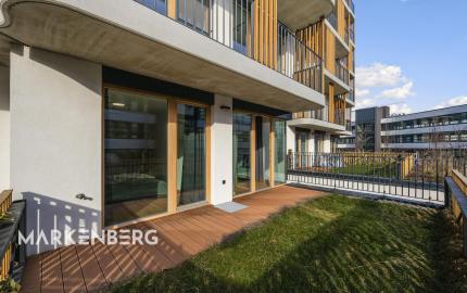 MARKENBERG - Zariadený 2i byt s predzáhradkou, pivnicou a parkingom pre elektromobil