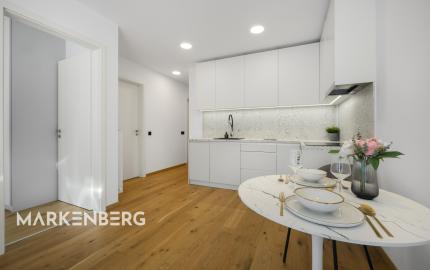 MARKENBERG - Zariadený 2i byt s predzáhradkou, pivnicou a parkingom pre elektromobil