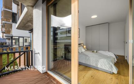 MARKENBERG - Zariadený 2i byt s predzáhradkou, pivnicou a parkingom pre elektromobil
