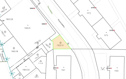 Na predaj pozemok pre parkovanie, garáž či kancelárie