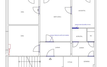 PREDANÝ - Na predaj svetlý 3 izbový byt v tichej časti Karlovej Vsi obklopený zeleňou