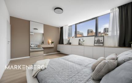 Exkluzívny 3-izbový penthouse s terasou a výhľadom na downtown - Dunajská ul.