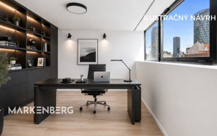 Exkluzívny 3-izbový penthouse s terasou a výhľadom na downtown - Dunajská ul.