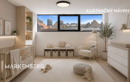 Exkluzívny 3-izbový penthouse s terasou a výhľadom na downtown - Dunajská ul.