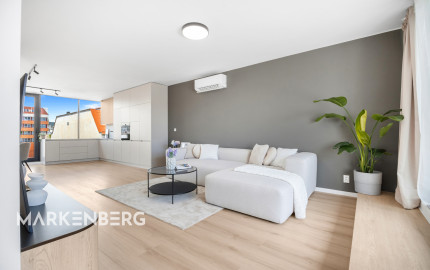 Exkluzívny 3-izbový penthouse s terasou a výhľadom na downtown - Dunajská ul.