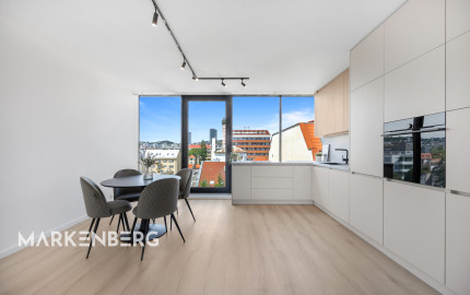 Exkluzívny 3-izbový penthouse s terasou a výhľadom na downtown - Dunajská ul.