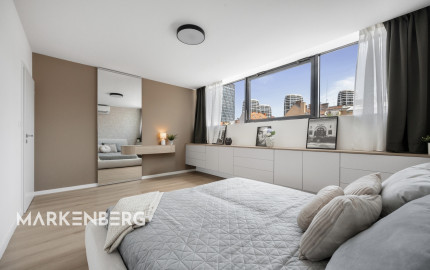 Exkluzívny 3-izbový penthouse s terasou a výhľadom na downtown - Dunajská ul.