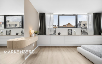 Exkluzívny 3-izbový penthouse s terasou a výhľadom na downtown - Dunajská ul.