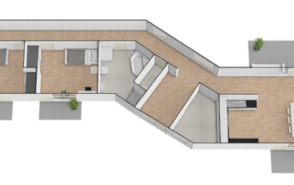 UŽ NIE JE V PONUKE - slnečný 4i dom v Chorvátskom Grobe so 4,5 m vysokými stropmi