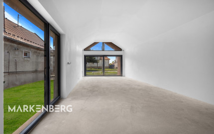 MARKENBERG - 3 izbový dom za cenu bytu so 4m stropmi v pôvodnej časti Chorvátskeho Grobu