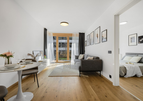 MARKENBERG - Zariadený 2i byt s predzáhradkou, pivnicou a parkingom pre elektromobil