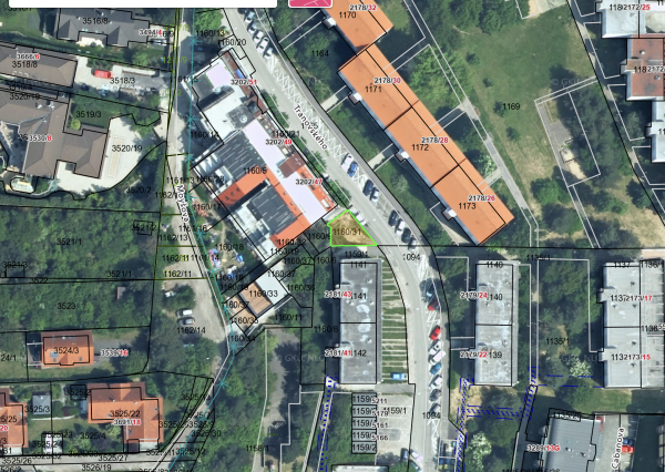 MARKENBERG - ponúkame na predaj pozemok na parkovanie, garáž či kancelárie