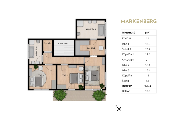MARKENBERG I Elegantný 6-izb. rodinný dom s výhľadom na les a mesto