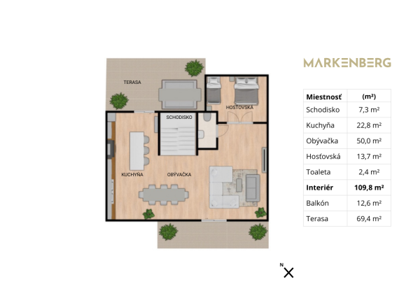 MARKENBERG I Prémiový 6i rodinný dom s výhľadom na les a mesto