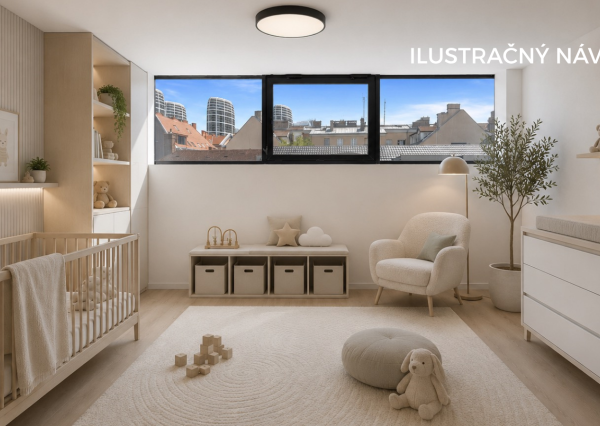 Exkluzívny 3-izbový penthouse s terasou a výhľadom na downtown - Dunajská ul.