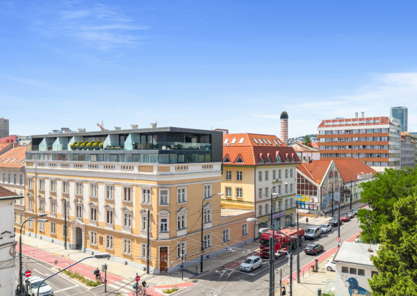 Exkluzívny 3-izbový penthouse s terasou a výhľadom na downtown - Dunajská ul.