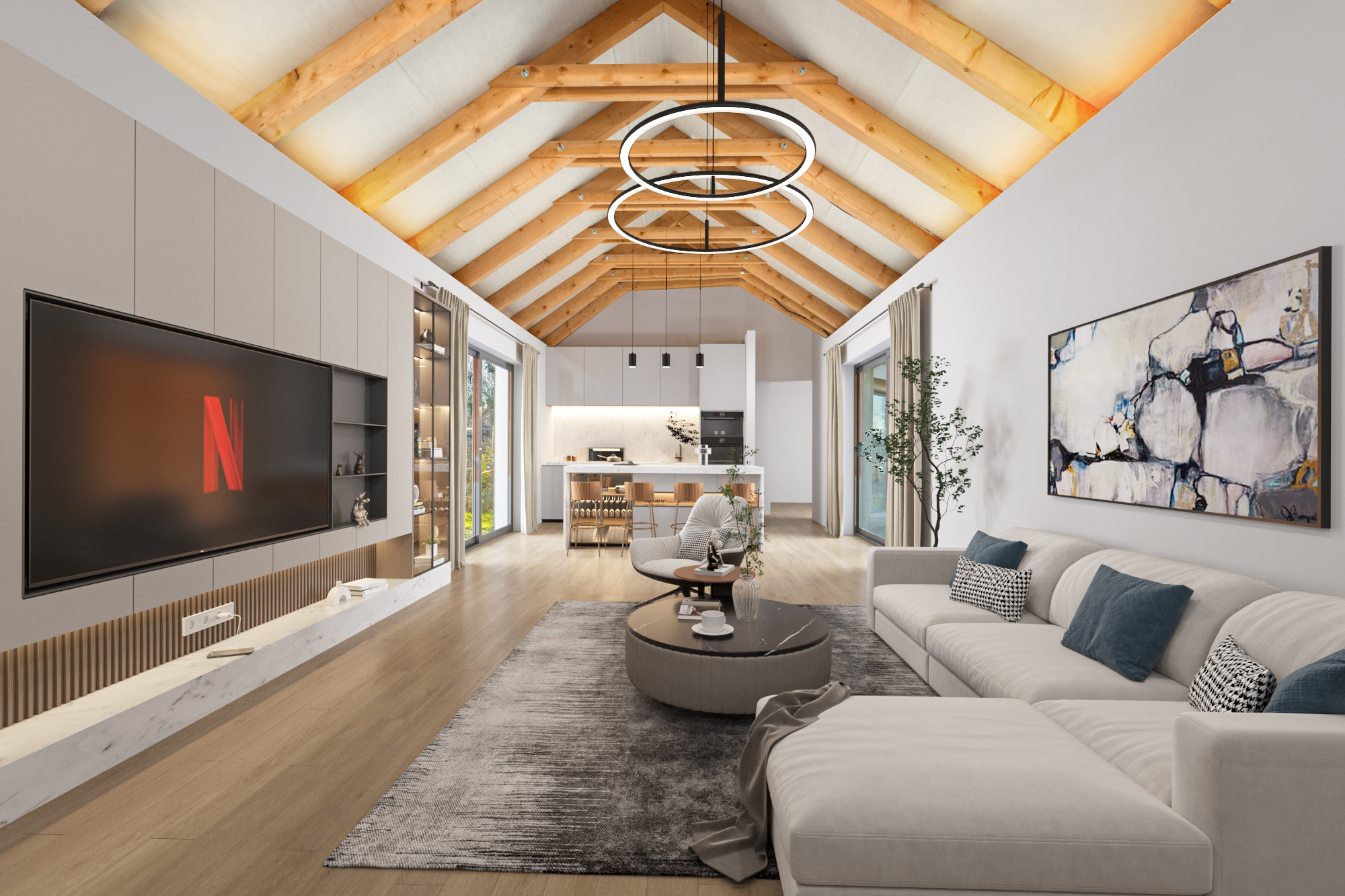 UŽ NIE JE V PONUKE - slnečný 4i dom v Chorvátskom Grobe so 4,5 m vysokými stropmi