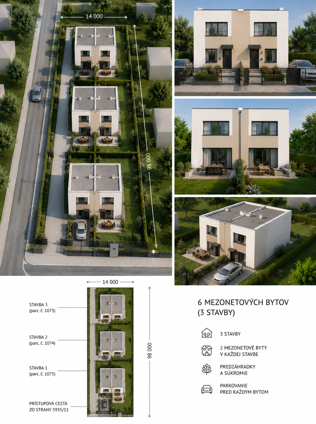 NOVÁ CENA: Slnečný pozemok pre výstavbu 2-3 RD prípadne 6 mezonetových bytov pri Lesoparku / skvelá investičná príležitosť